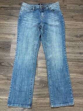 A.N.A Bootcut Jeans Womens Size 12 Light Wash Stretch Denim Mid Rise Classic Fit